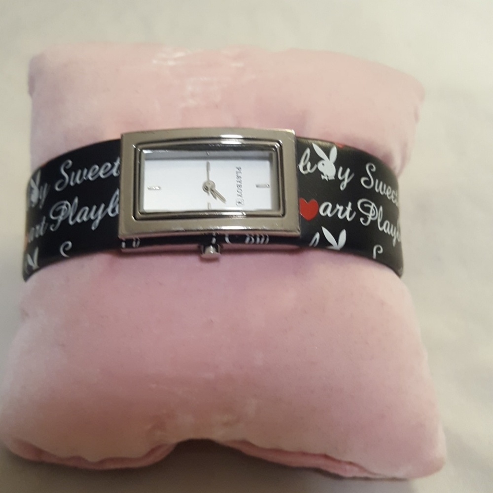 Sweeth❤Playboy genuine leather wrist watch